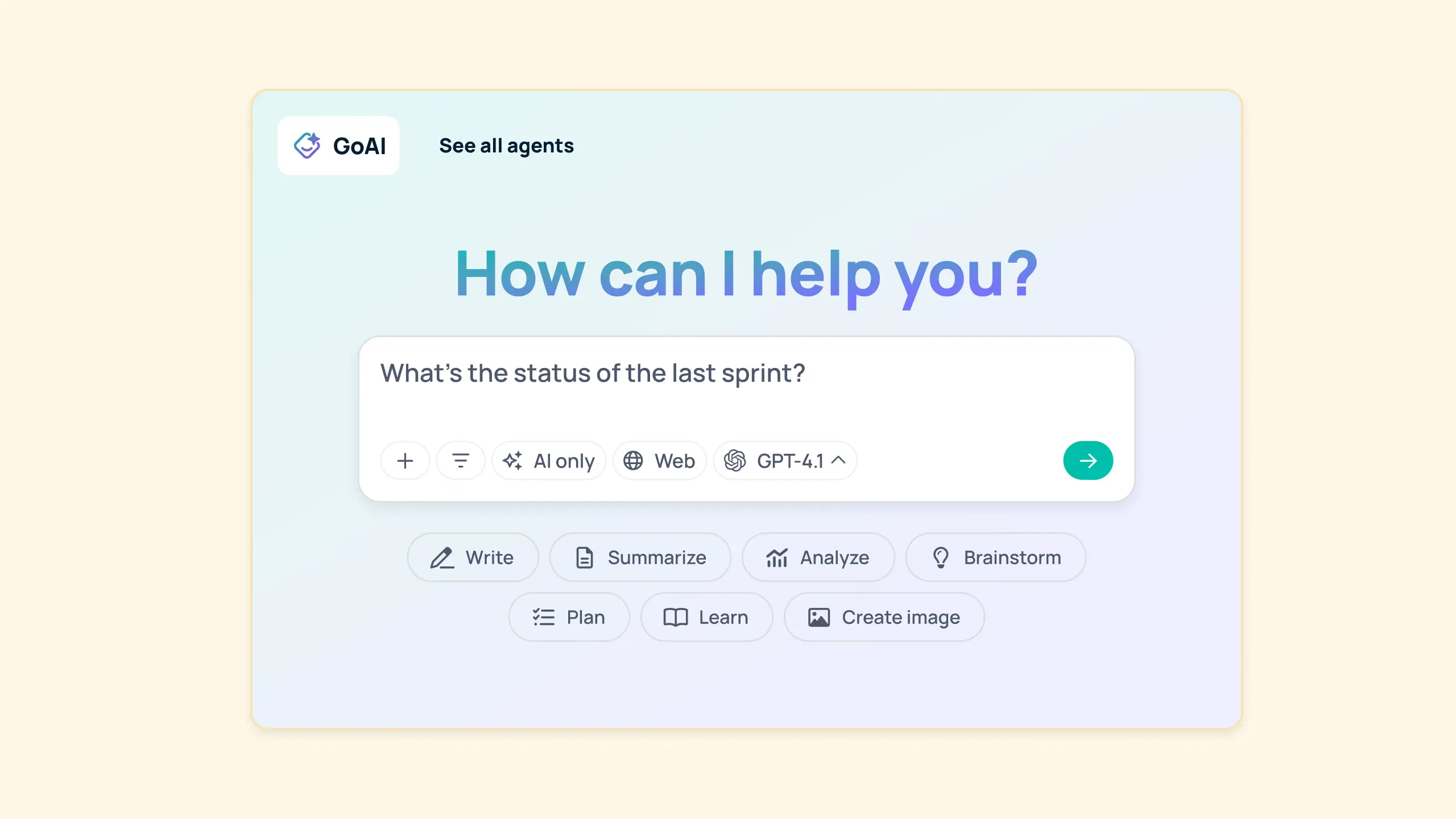 How to Use the GoAI Chatbot in GoSearch