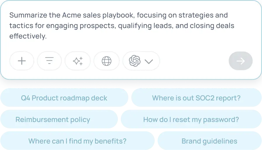 Enterprise search search bar